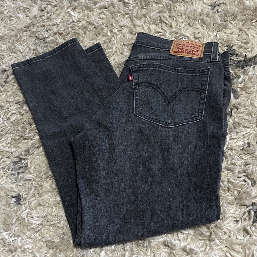 Levi's Women's Boyfriend Jeans - Dark Gray